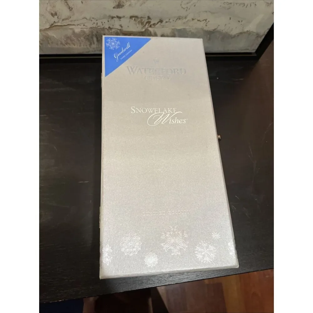 Waterford Crystal Snowflake Wishes 2013 Third Edition Goodwill Flute/ See Detail